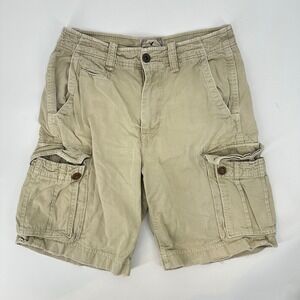 American Eagle Outfitters Cargo Shorts Size 32 Heavy‎ Y2K VTG Khaki